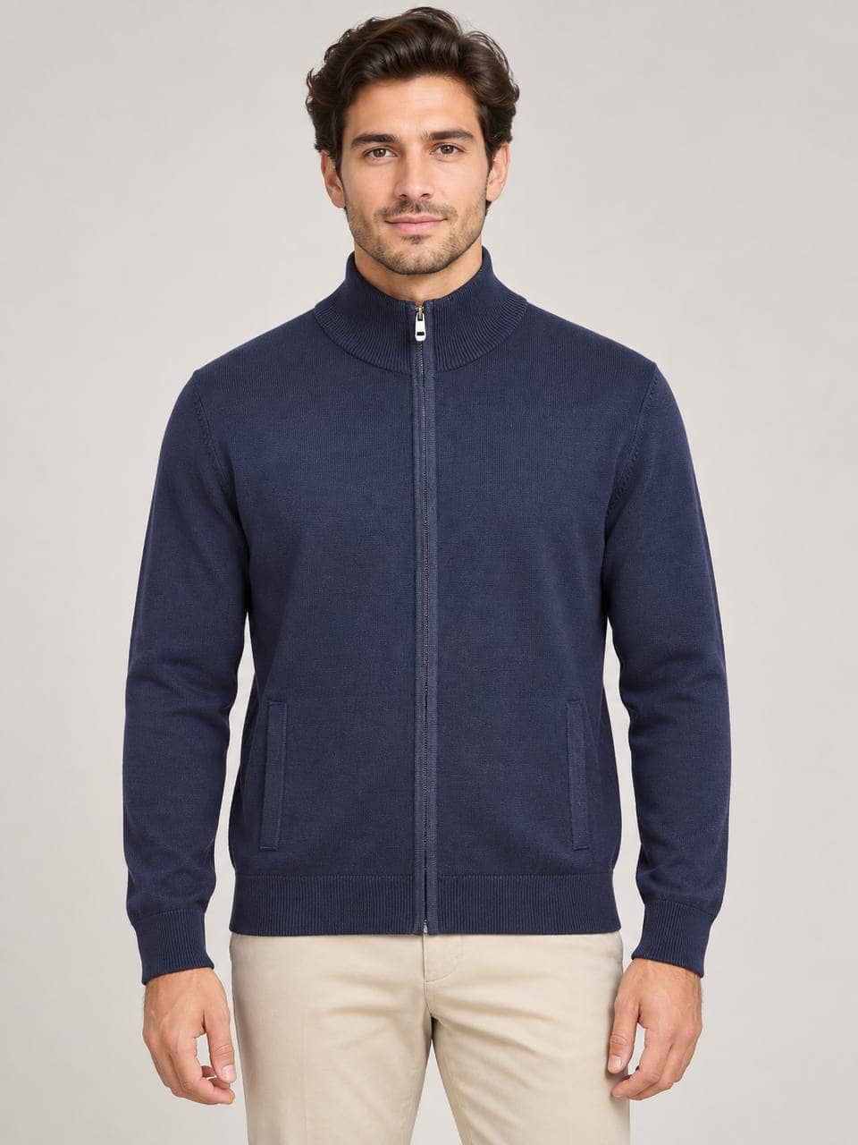 R.Botta China Cardigan 25QS174 / Blue / M 1