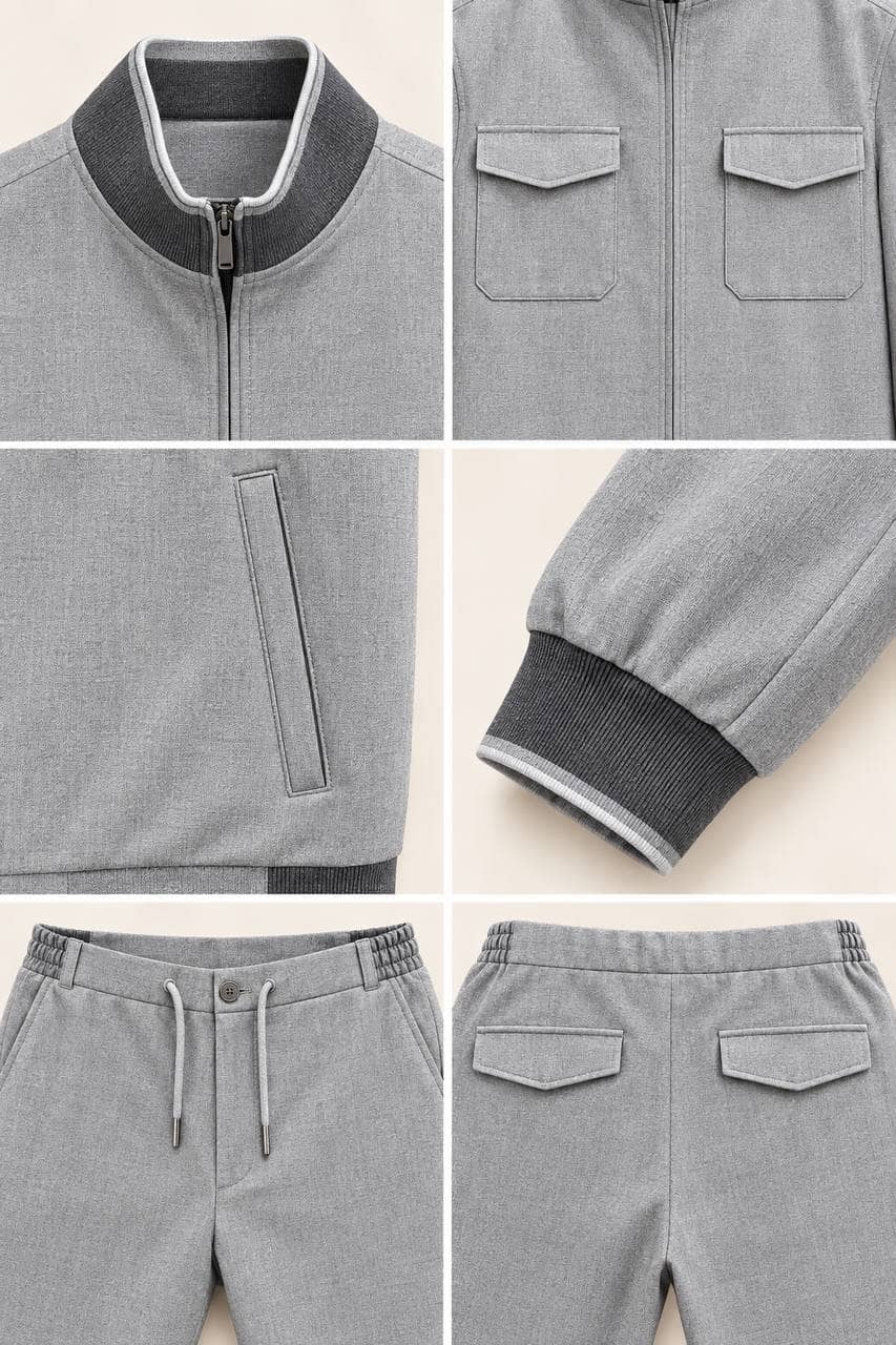 Destino D'oro china Drap Dvoyka 77189 / Grey / 3XL 3