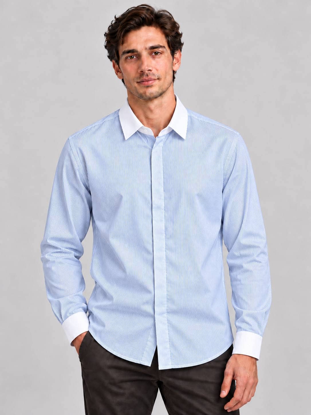 ant China Rubashka 23 mpls / blue / M 1
