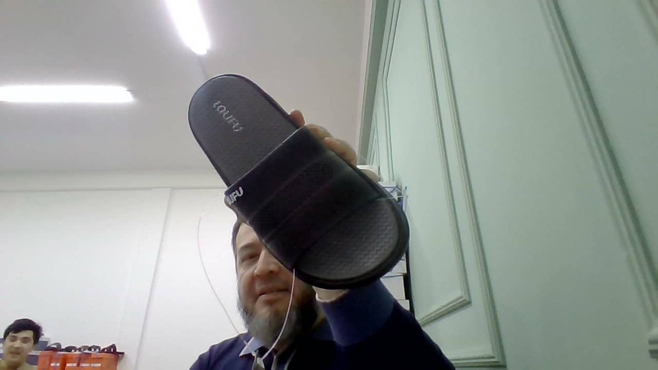 LOUFU China Tapochka / black_grey / 41 1