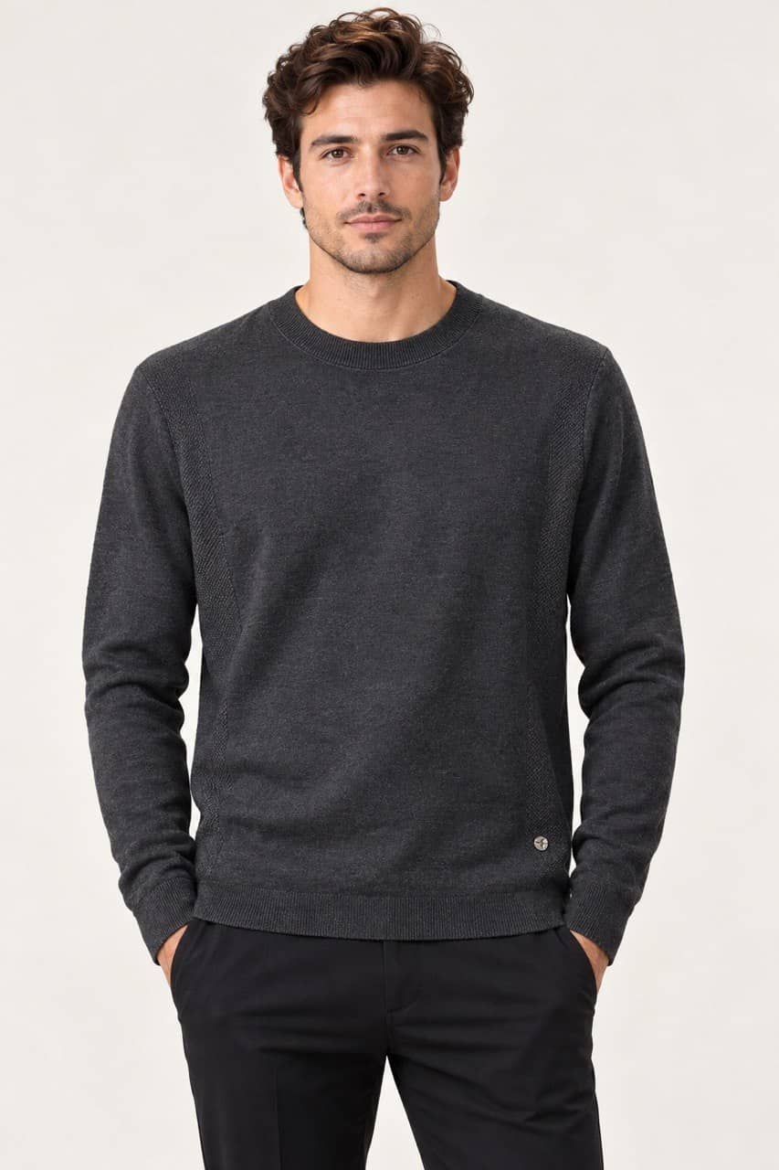 GranSasso China Sweater 5511 / AngolaRed/Blue / 48 5