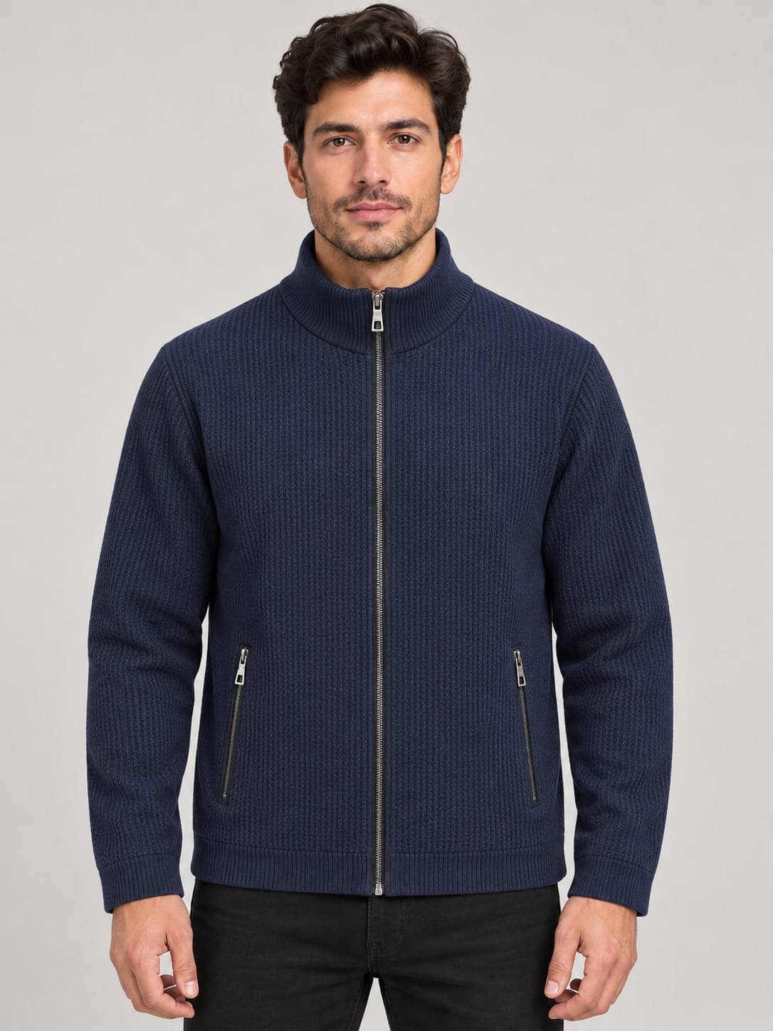 FIORONI China Cardigan 6022 / Grey / 54 1