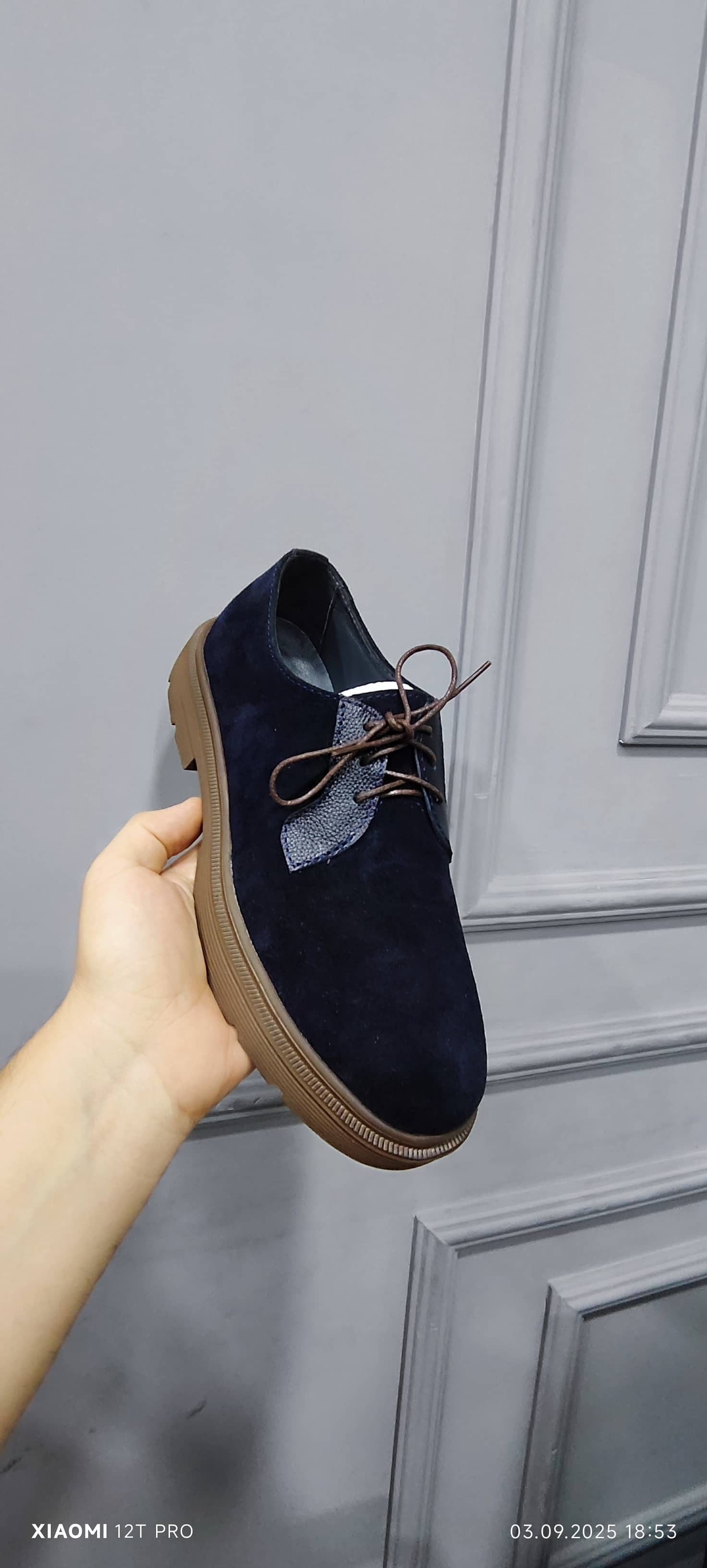 BERTONI Shoes Classic F-655 / zam.blue / 43 1