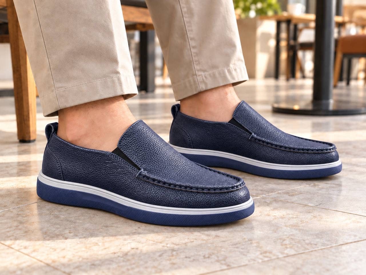 Levoluxe Shoes 47420 / Blue / 40 1
