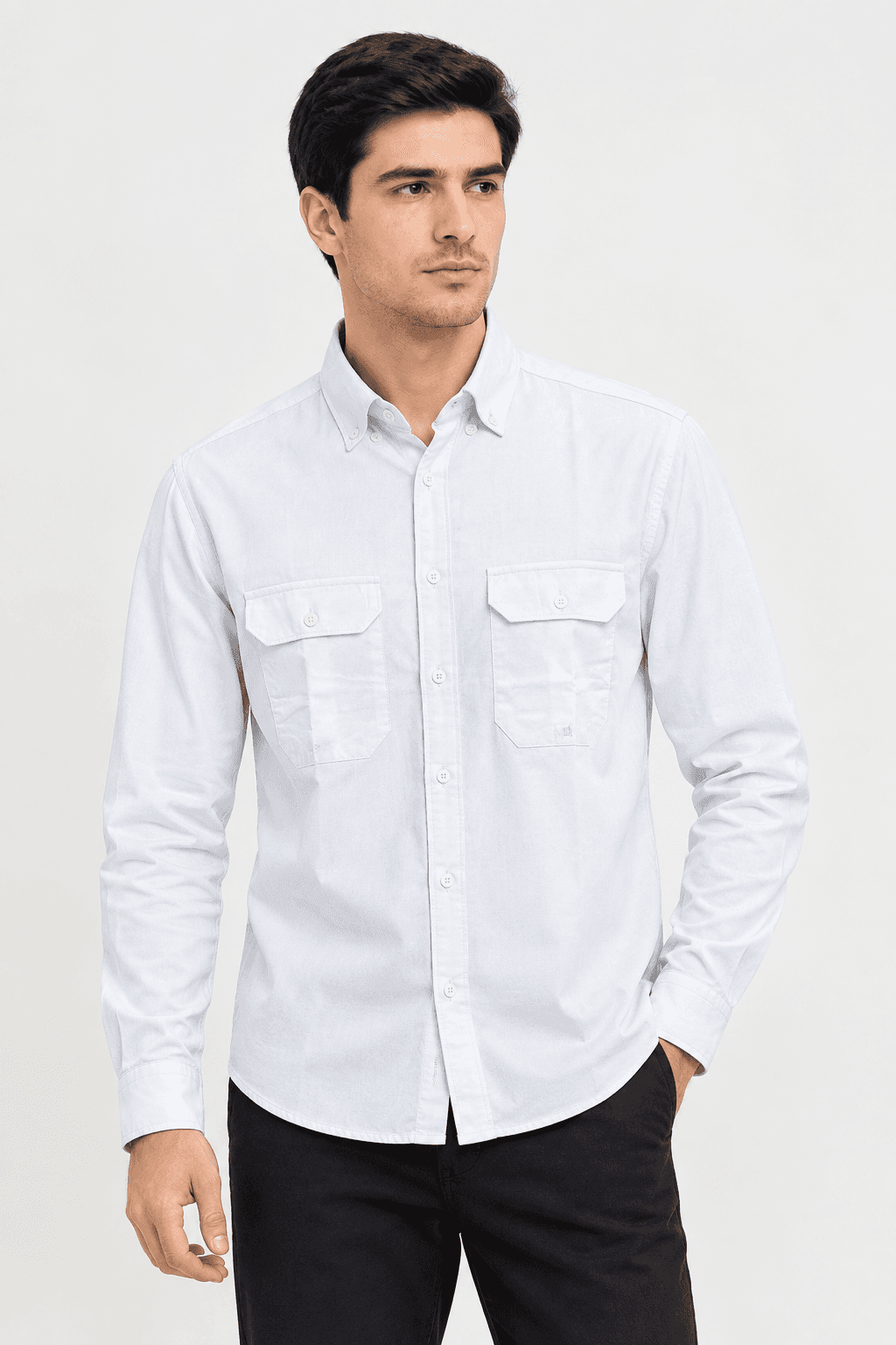 D'ferro Uomo China Rubashka DU250525 / Beige / M 3