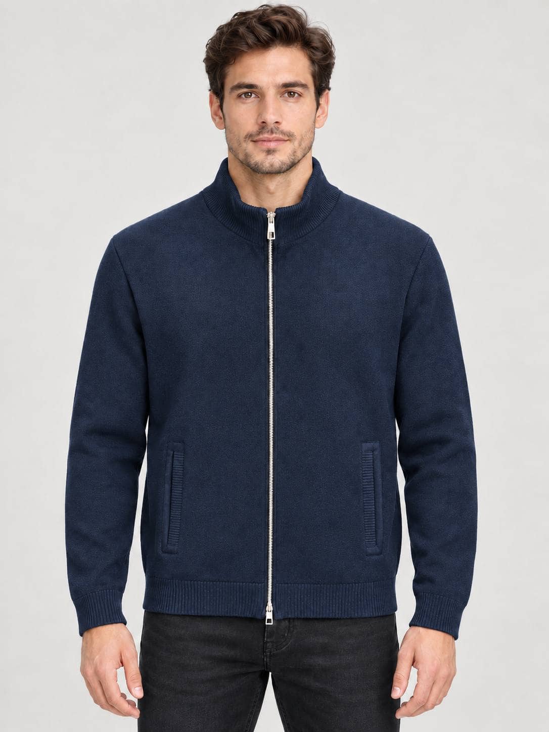 FIORONI China Cardigan 6026 / Black / 56 1