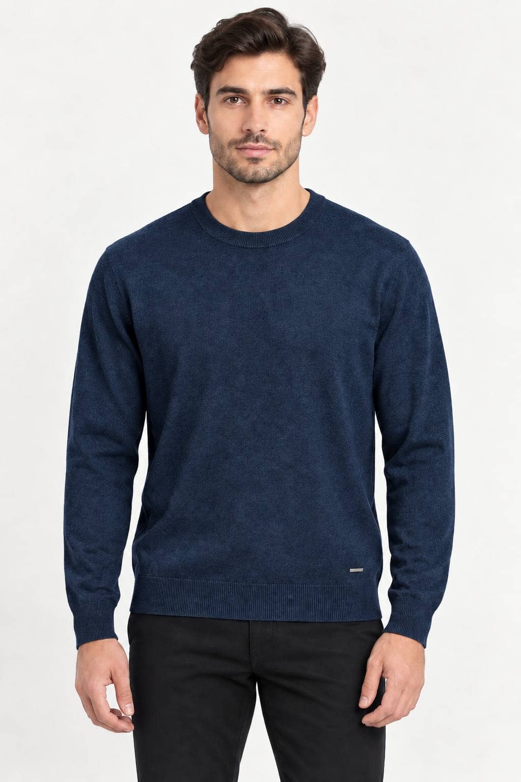 L.Piana China Sweater YXY6W003 / Blue / 48 3
