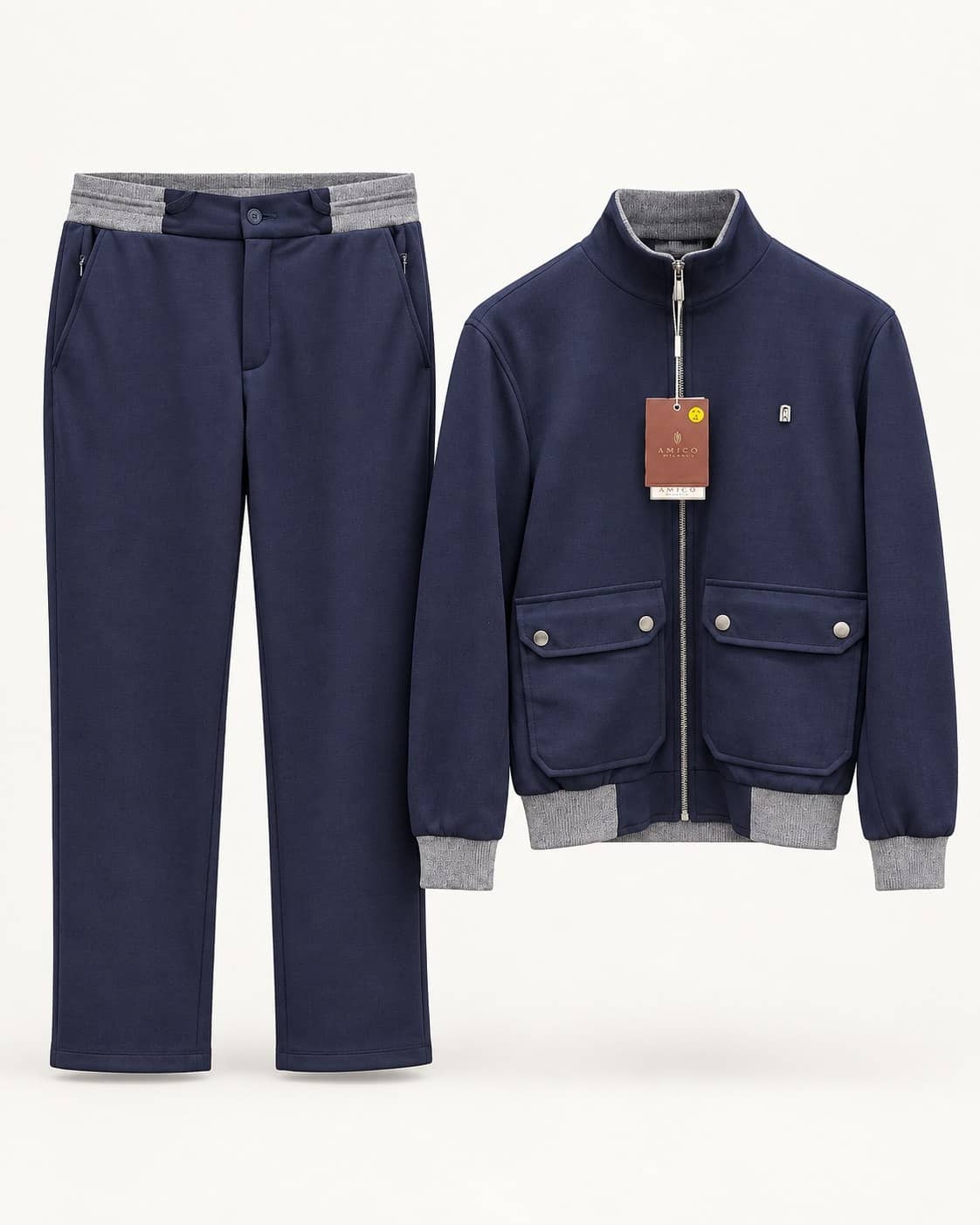 AAN&CO China Uzb Dvoyka KYU-33089 / Grey / L 3