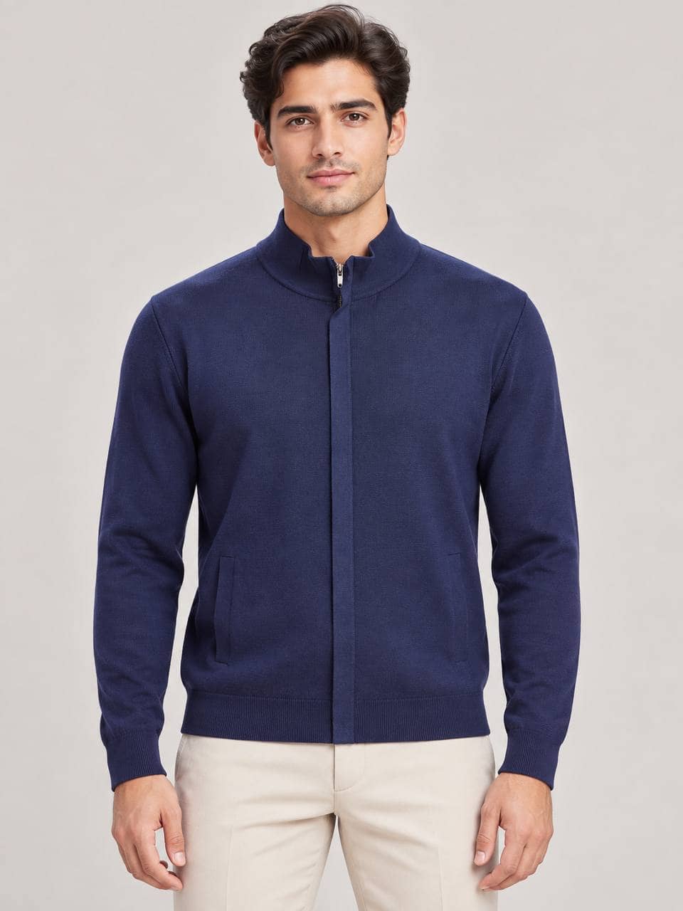 R.Botta China Cardigan 25S352 / Blue / 3XL 1