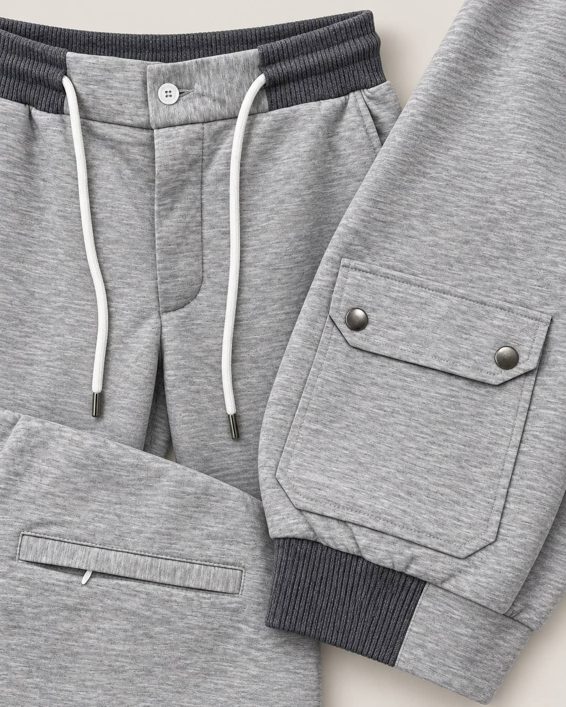 AAN&CO China Uzb Dvoyka KYU-33089 / Grey / L 6