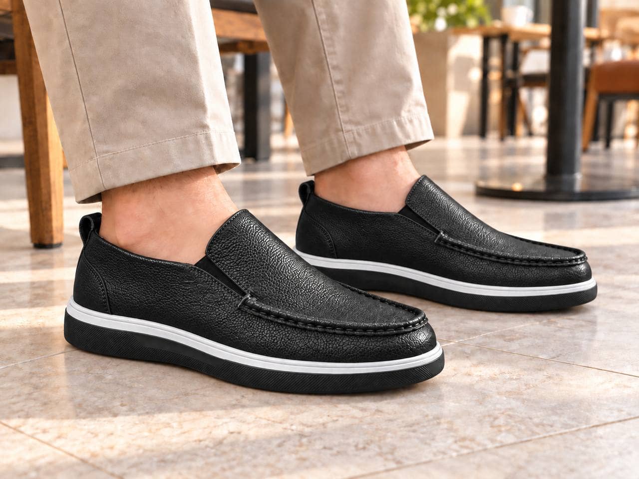 Levoluxe Shoes 47420 / Blue / 40 2