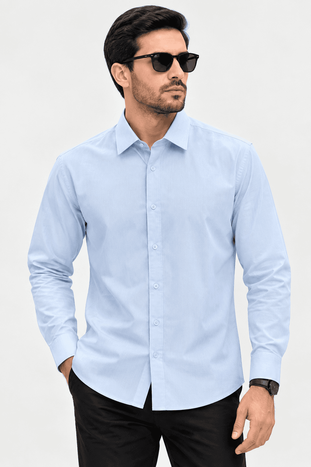 D'Ferro Uomo china Rubashka Du250510 / L.Grey / M 2