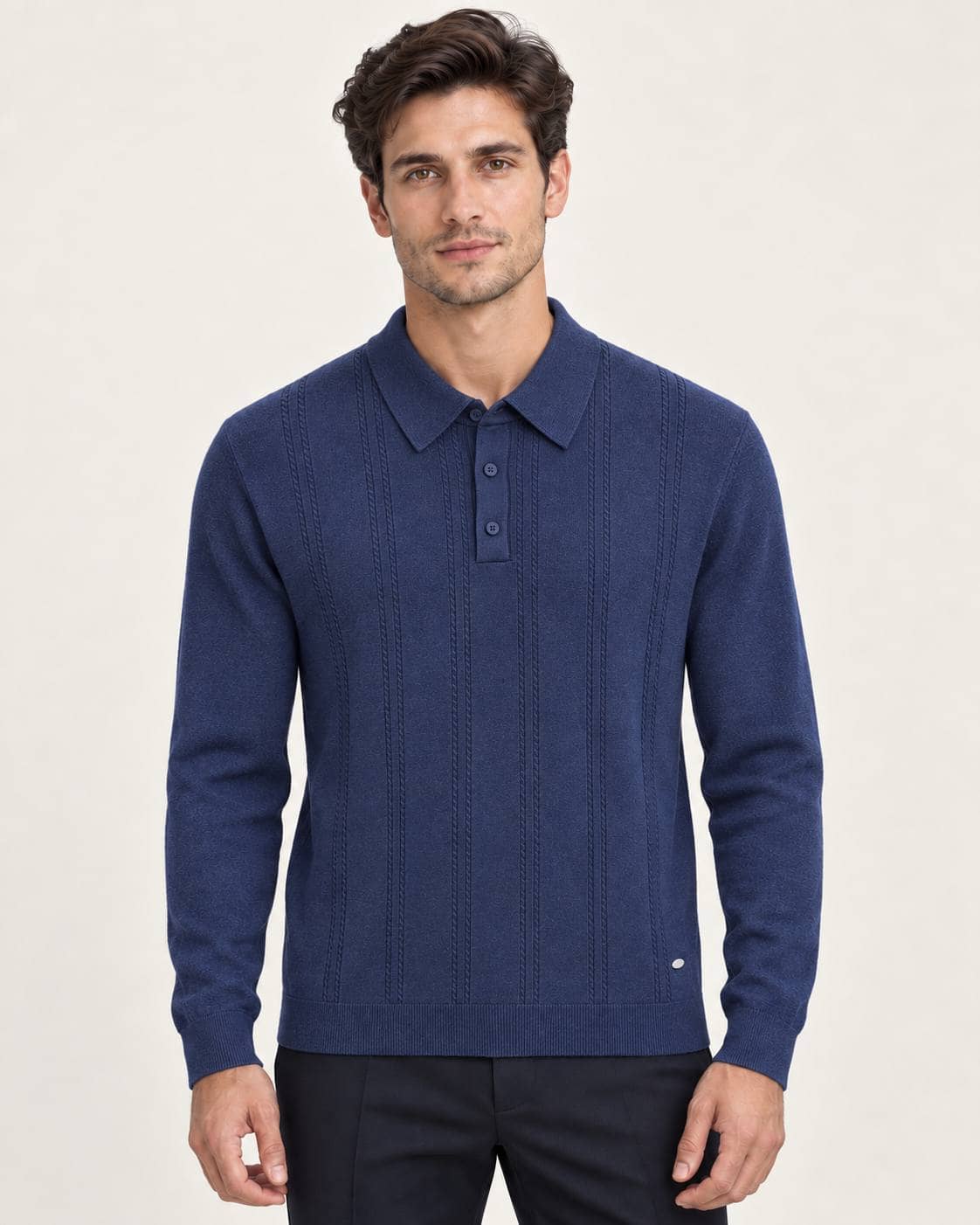 Marco Pescarolo China Sweater 55355 / Blue / M 1