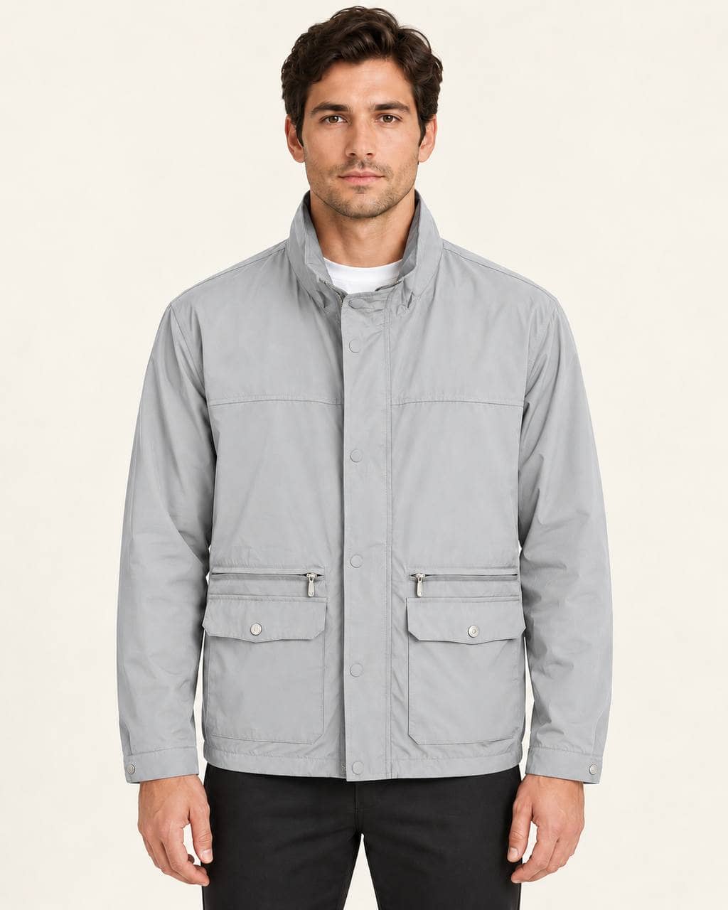 B.Cucinelli China Vetrovka 26171 / ApricotGrey / M 1
