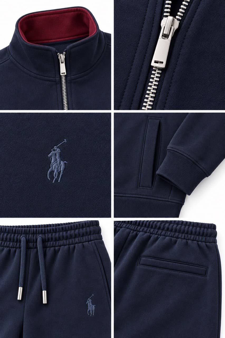 Polo china Drap Dvoyka 11273 / Dark Blue🌑 / M 3