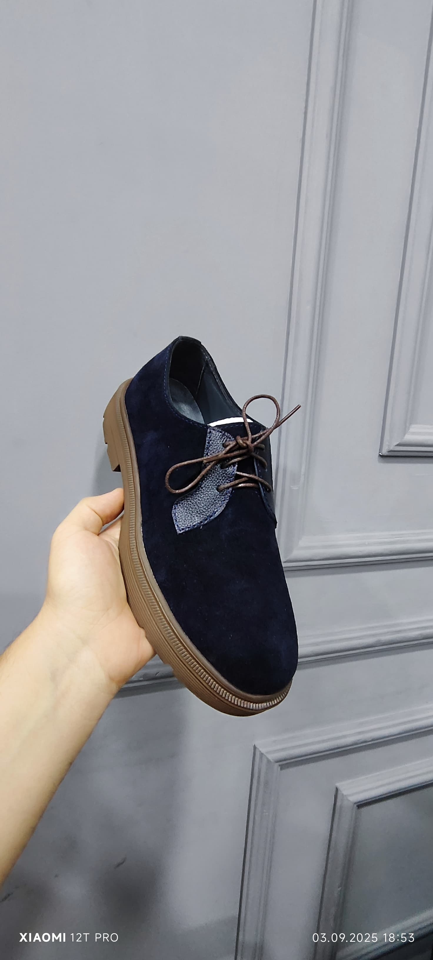 BERTONI Shoes Classic F-655 / zam.blue / 43