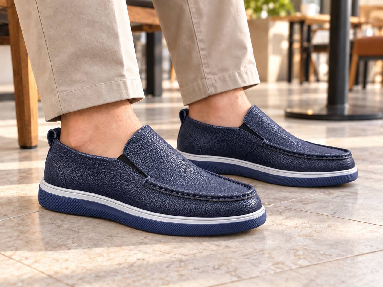 Levoluxe Shoes 47420 / Blue / 40