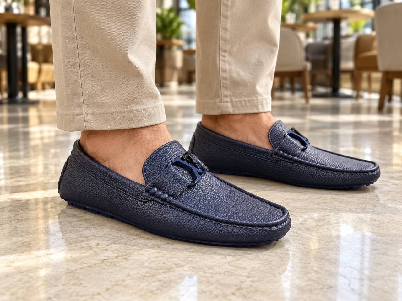 L.Vitton China Shoes 222-3A / koj.blue / 40