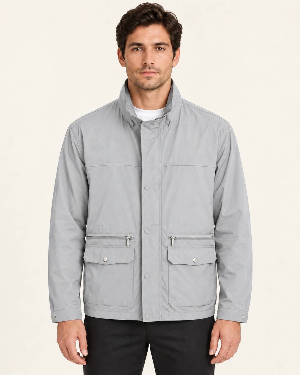 B.Cucinelli China Vetrovka 26171 / ApricotGrey / M