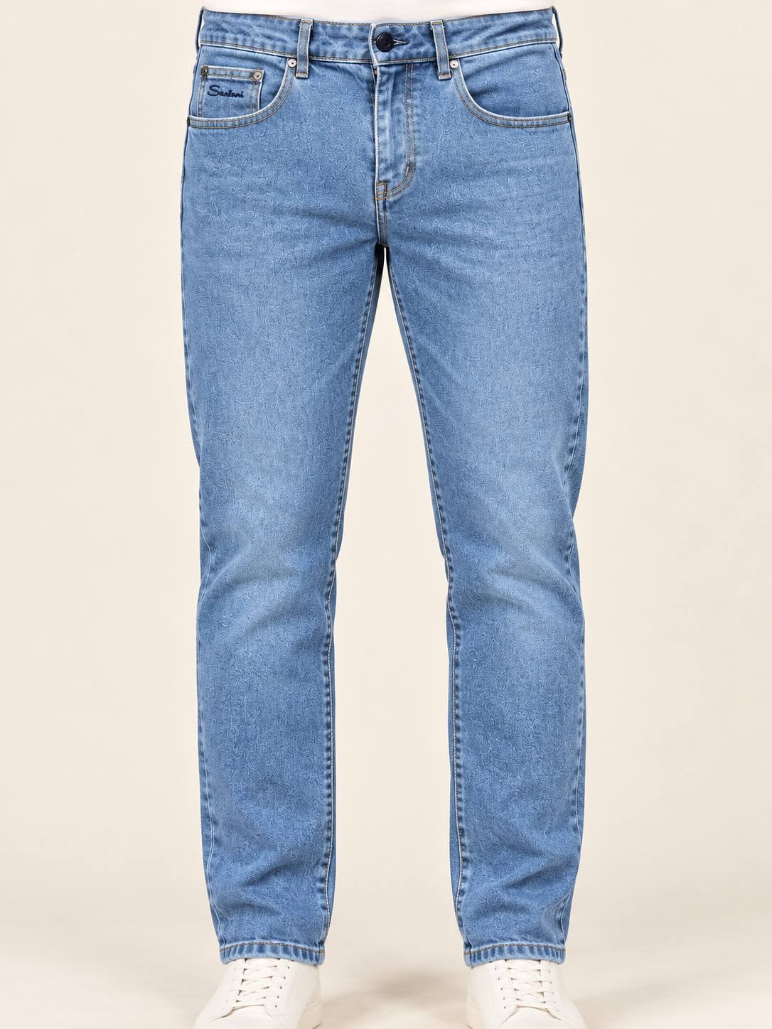 SANTONI China Jeans 7657