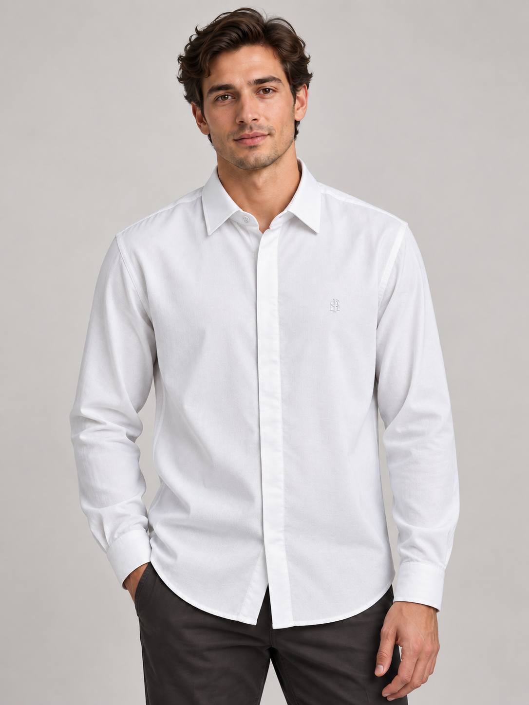 A.DiFalco China Rubashka an59# / white / Xl