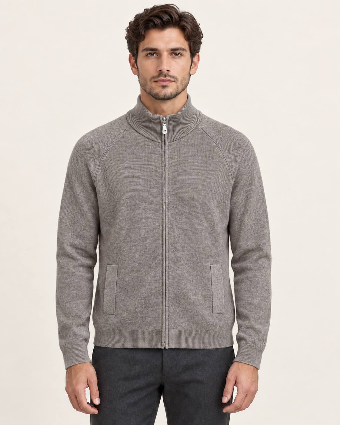 Ant China Cardigan SS199 / Blue / XXL
