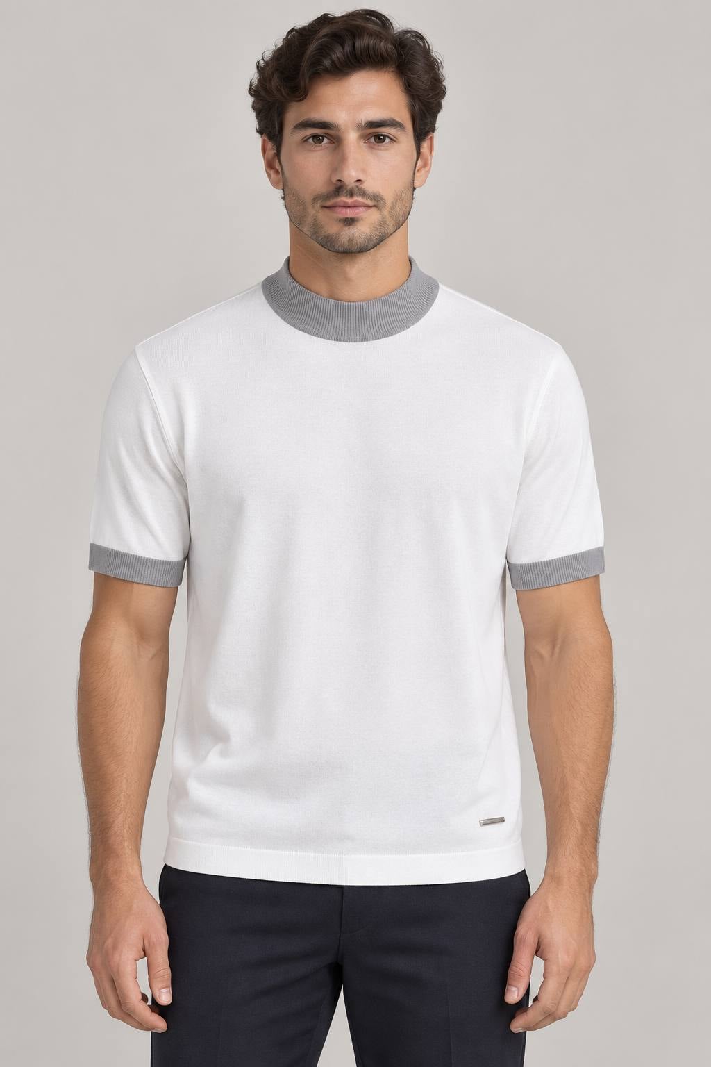 MooRER China Amerikanka KG-50013 / white_grey / 3XL