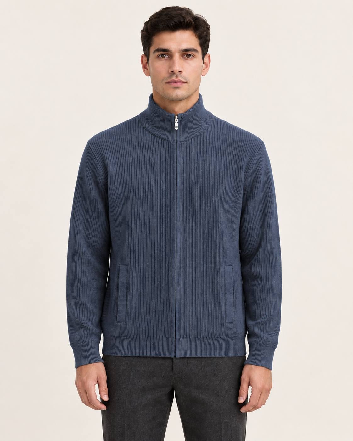 Ant China Cardigan SS203 / Blue / M
