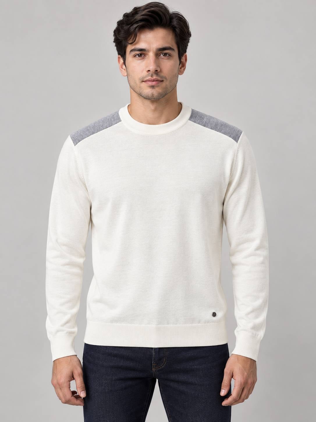 B.Cucinelli China Sweater 29122 / Blue / 56