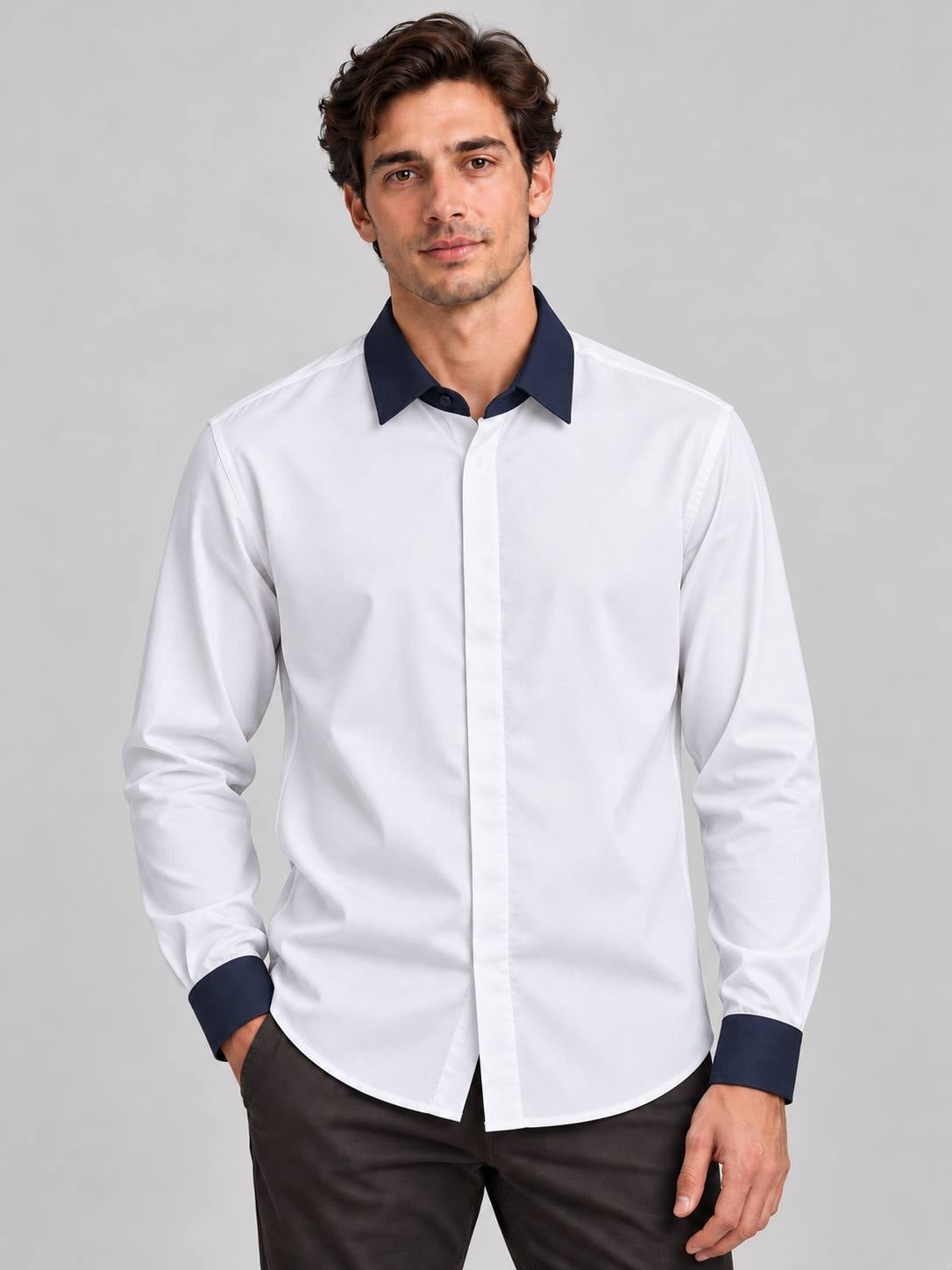 ant China Rubashka 23 / white / xl