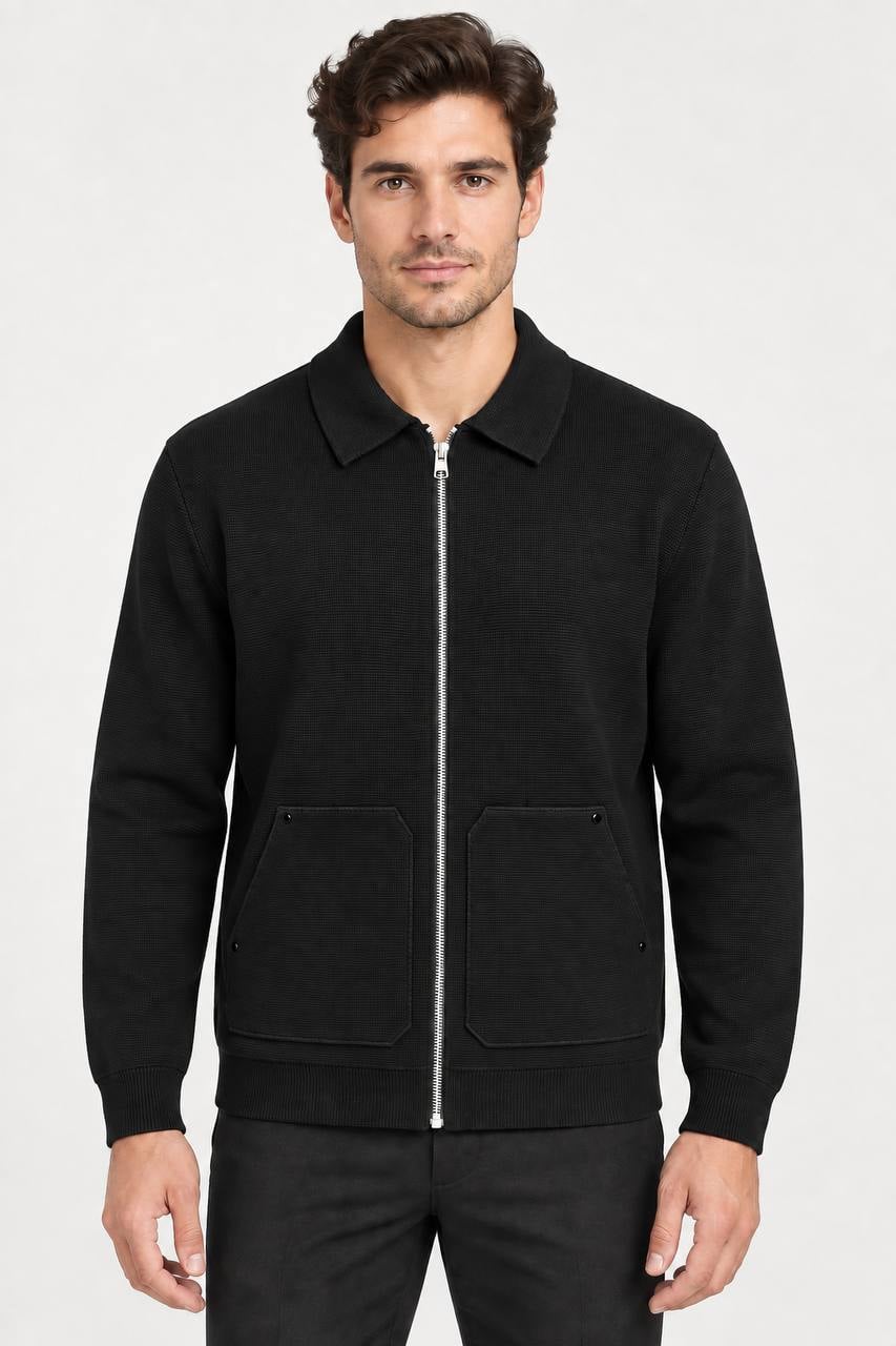 New Trend China Cadrdigan 619 / Black / L