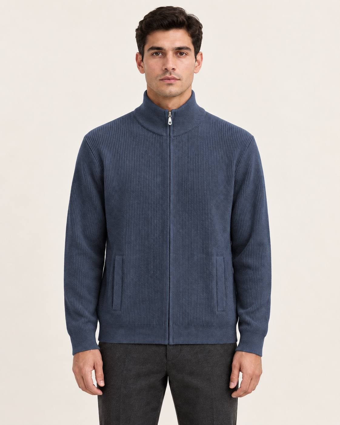 Ant China Cardigan SS203 / Blue / M