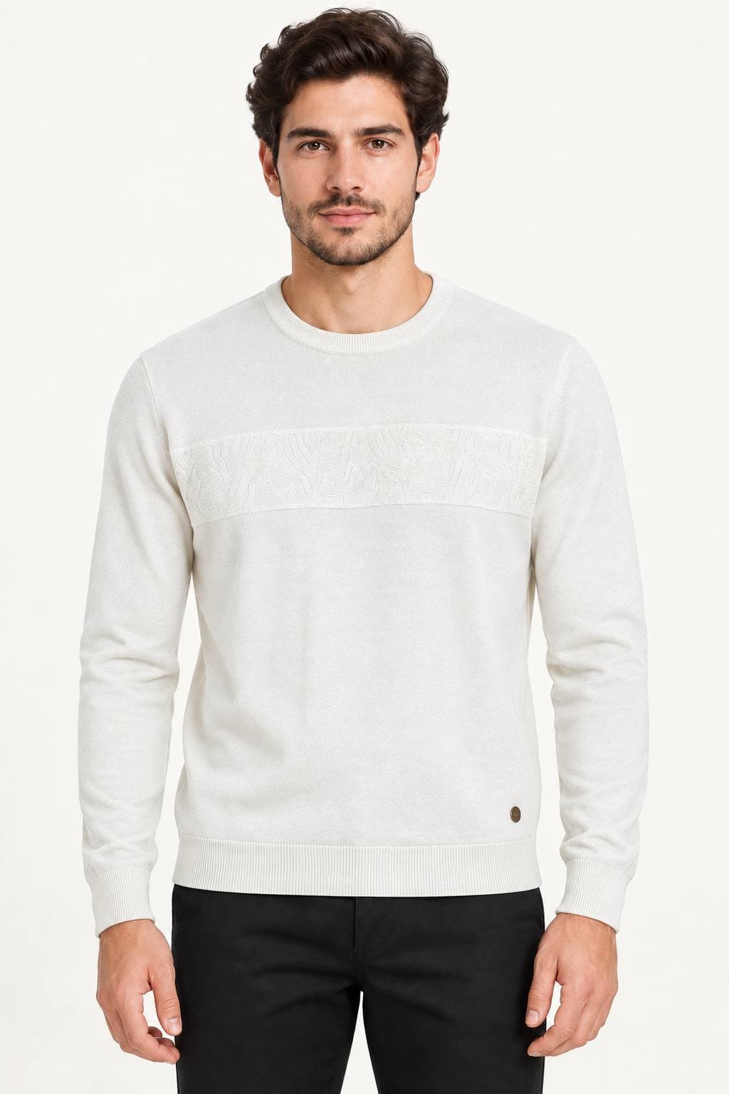 GrandeFalco China Sweater Gf-27428 / D.blue / Xl