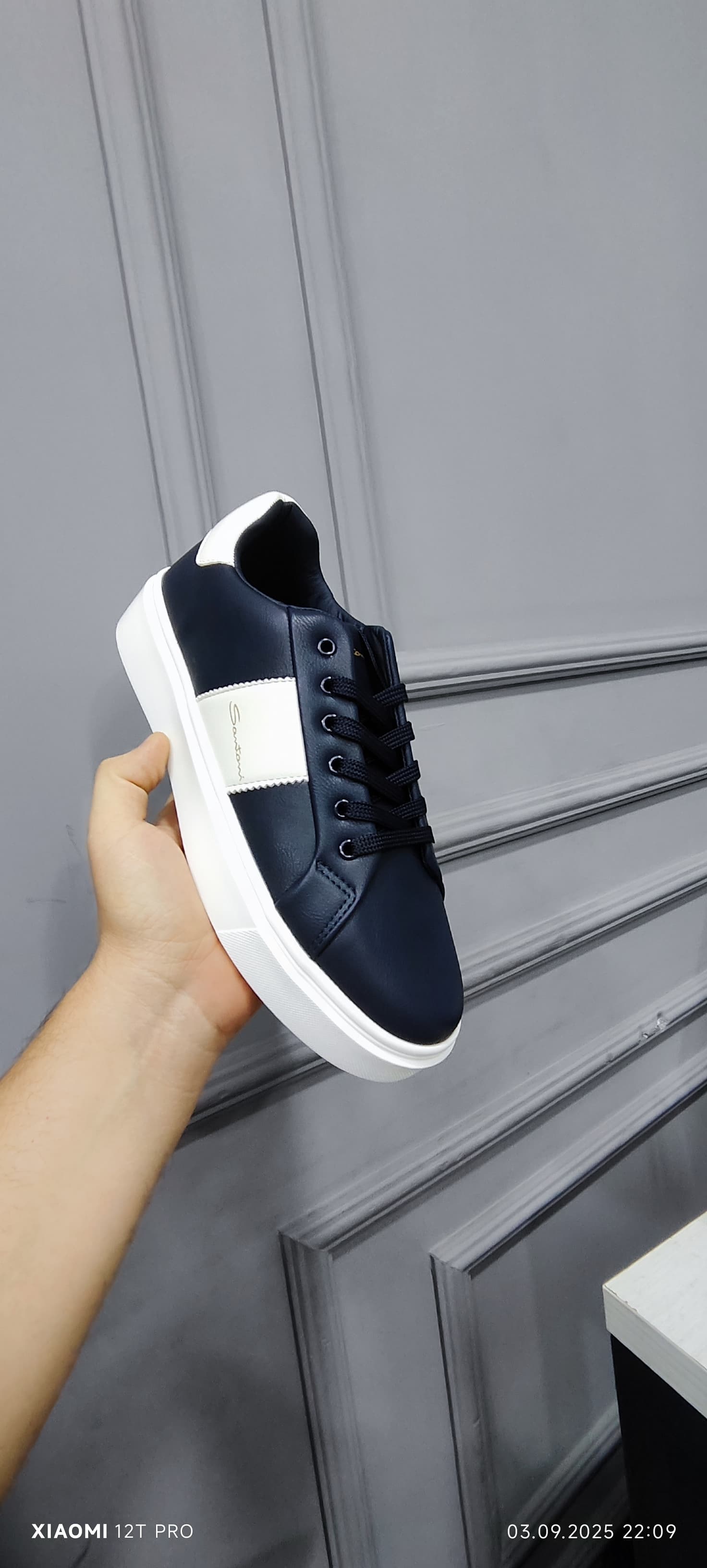 Santoni China Keda ip XK3694 / blue / 40
