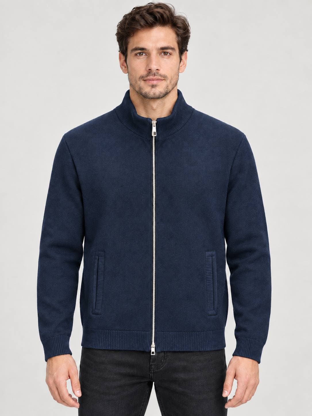 FIORONI China Cardigan 6026 / Black / 56