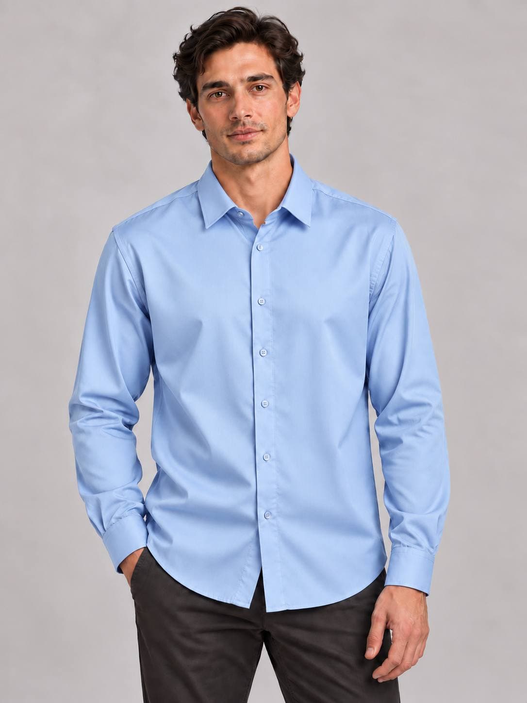 D'ferroUomo China Rubshka DU250515 / L.Blue / Xl