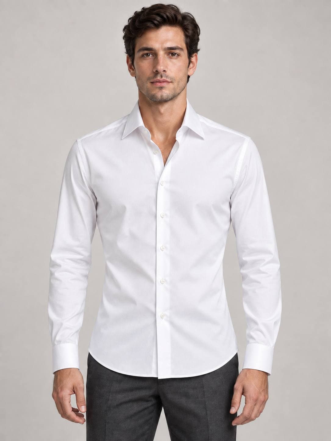 Corneliani china Koynak an68# / white / Xl