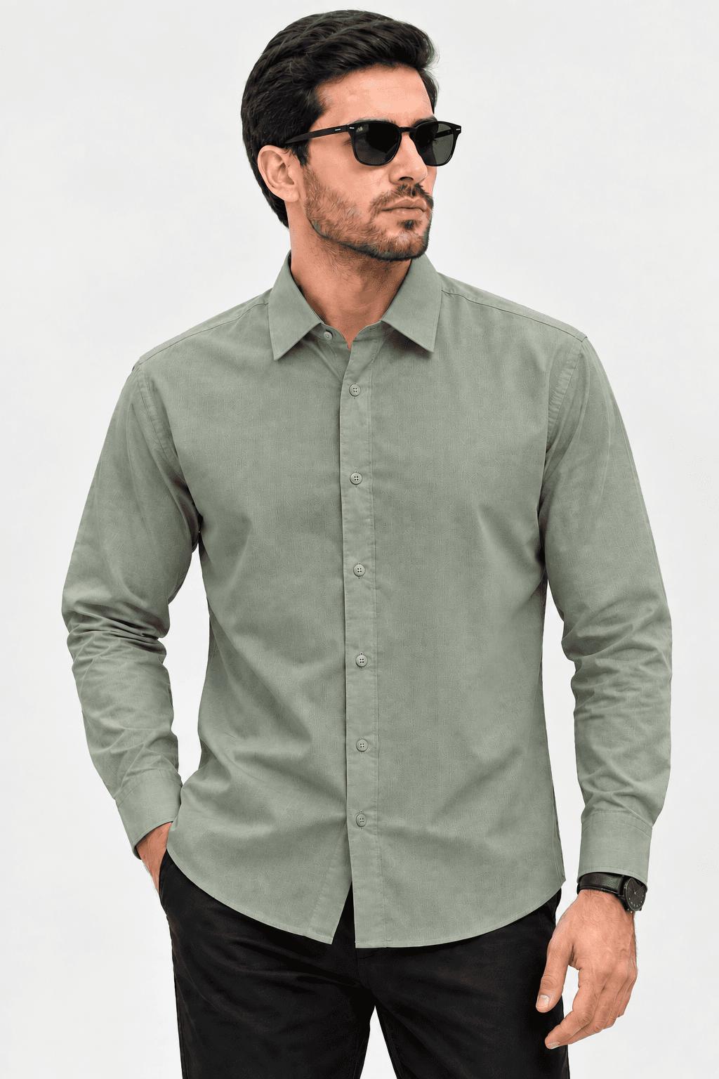 D'Ferro Uomo china Rubashka Du250510 / white / XXL