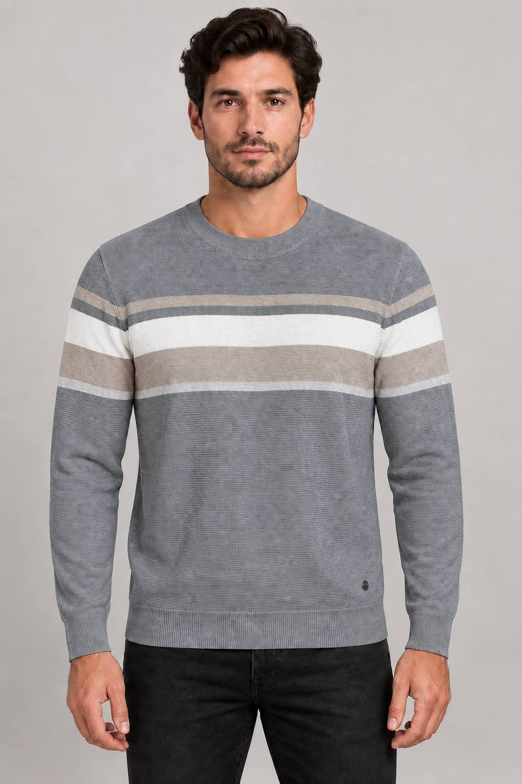 M.Pescarolo China Sweater 55339 / Navy / Xl